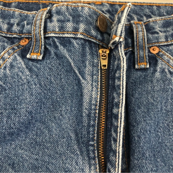 VTG Levis Orange Tab 505 Sz 30 ReDone Ankle Jeans - Picture 12 of 14